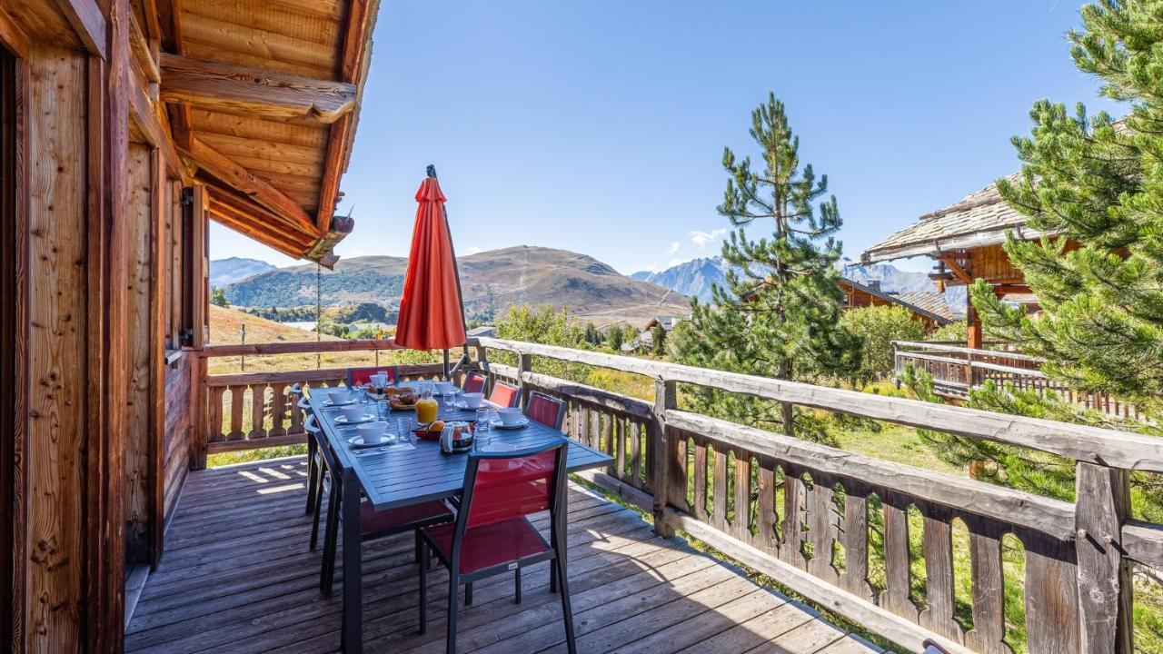 Madame Vacances Les Chalets De L'Altiport Alpe d'Huez Exteriör bild