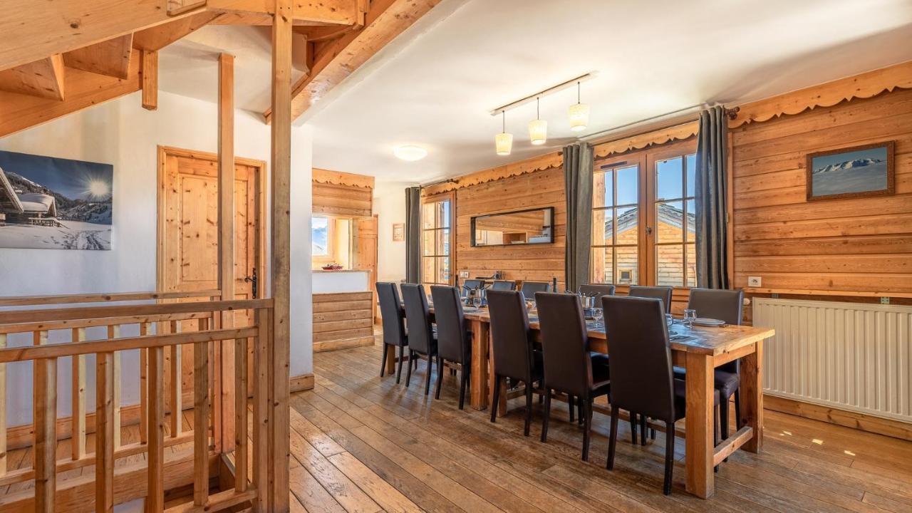 Madame Vacances Les Chalets De L'Altiport Alpe d'Huez Exteriör bild