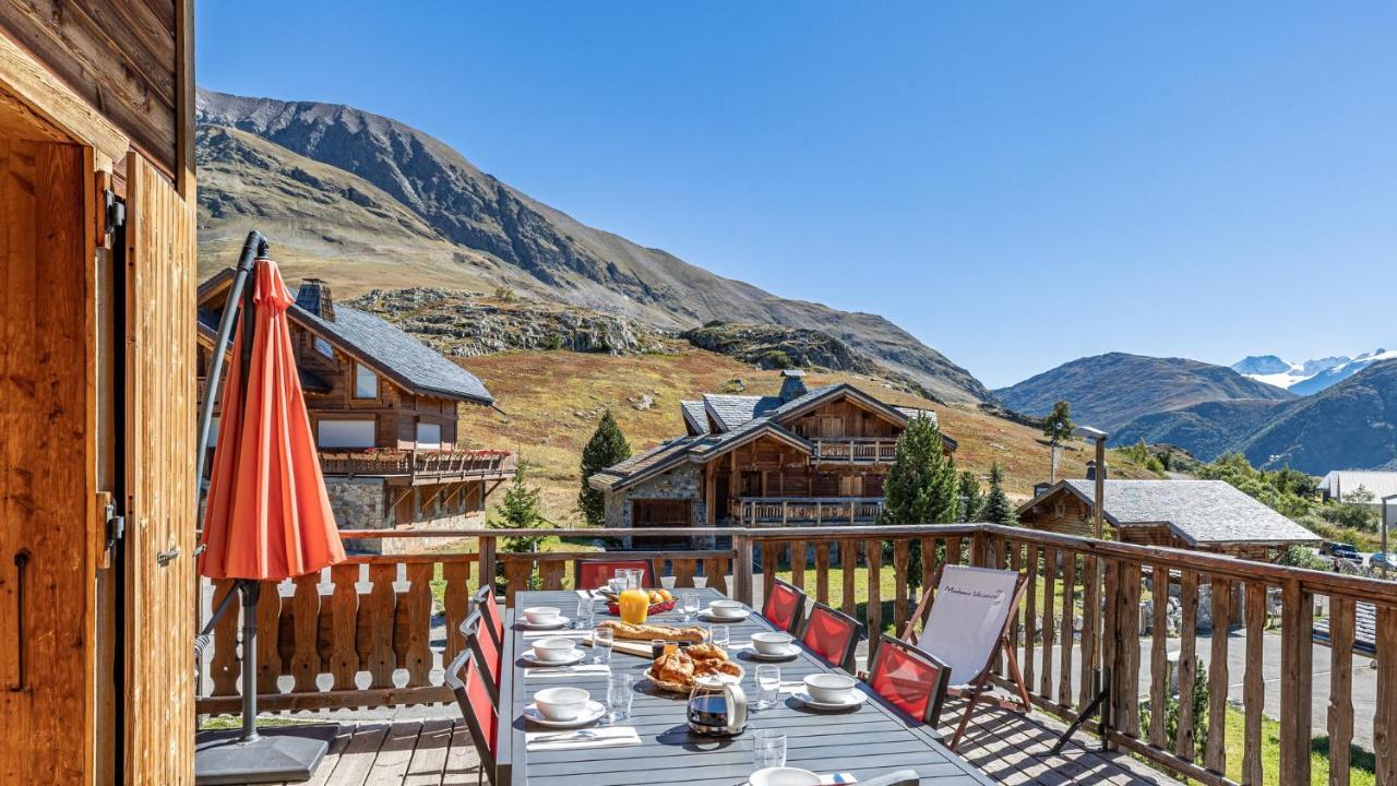 Madame Vacances Les Chalets De L'Altiport Alpe d'Huez Exteriör bild