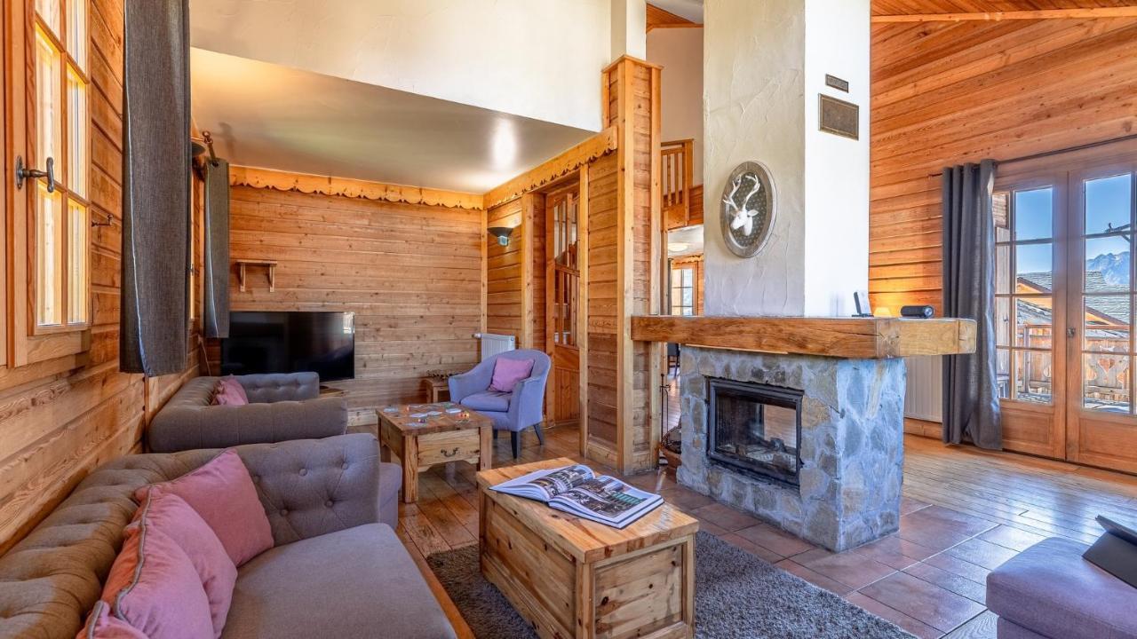 Madame Vacances Les Chalets De L'Altiport Alpe d'Huez Exteriör bild