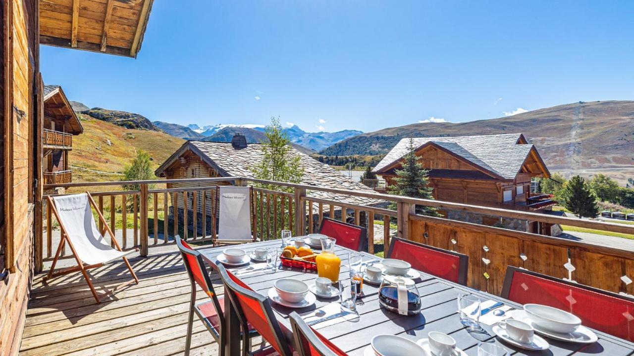 Madame Vacances Les Chalets De L'Altiport Alpe d'Huez Exteriör bild