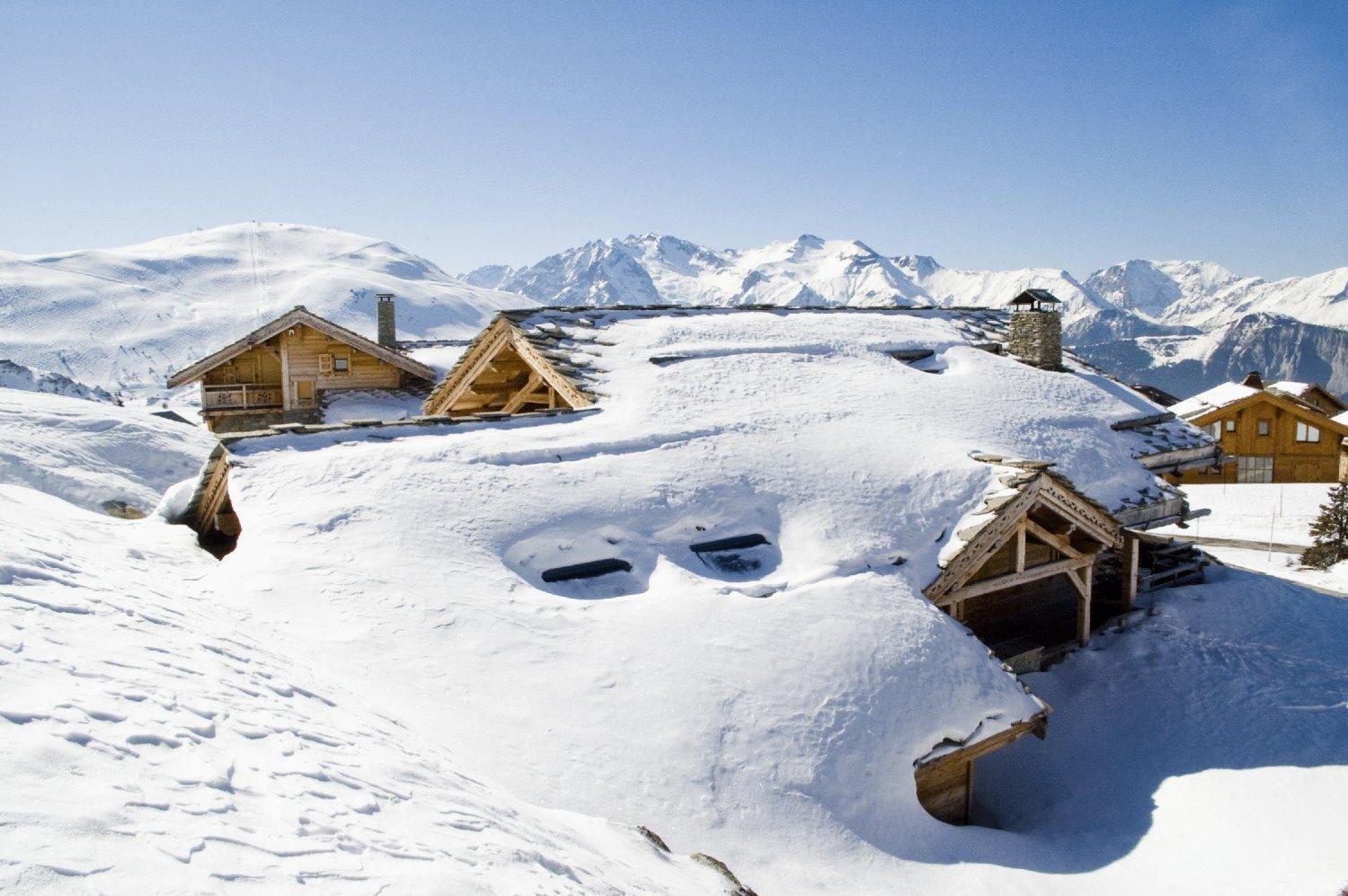 Madame Vacances Les Chalets De L'Altiport Alpe d'Huez Exteriör bild