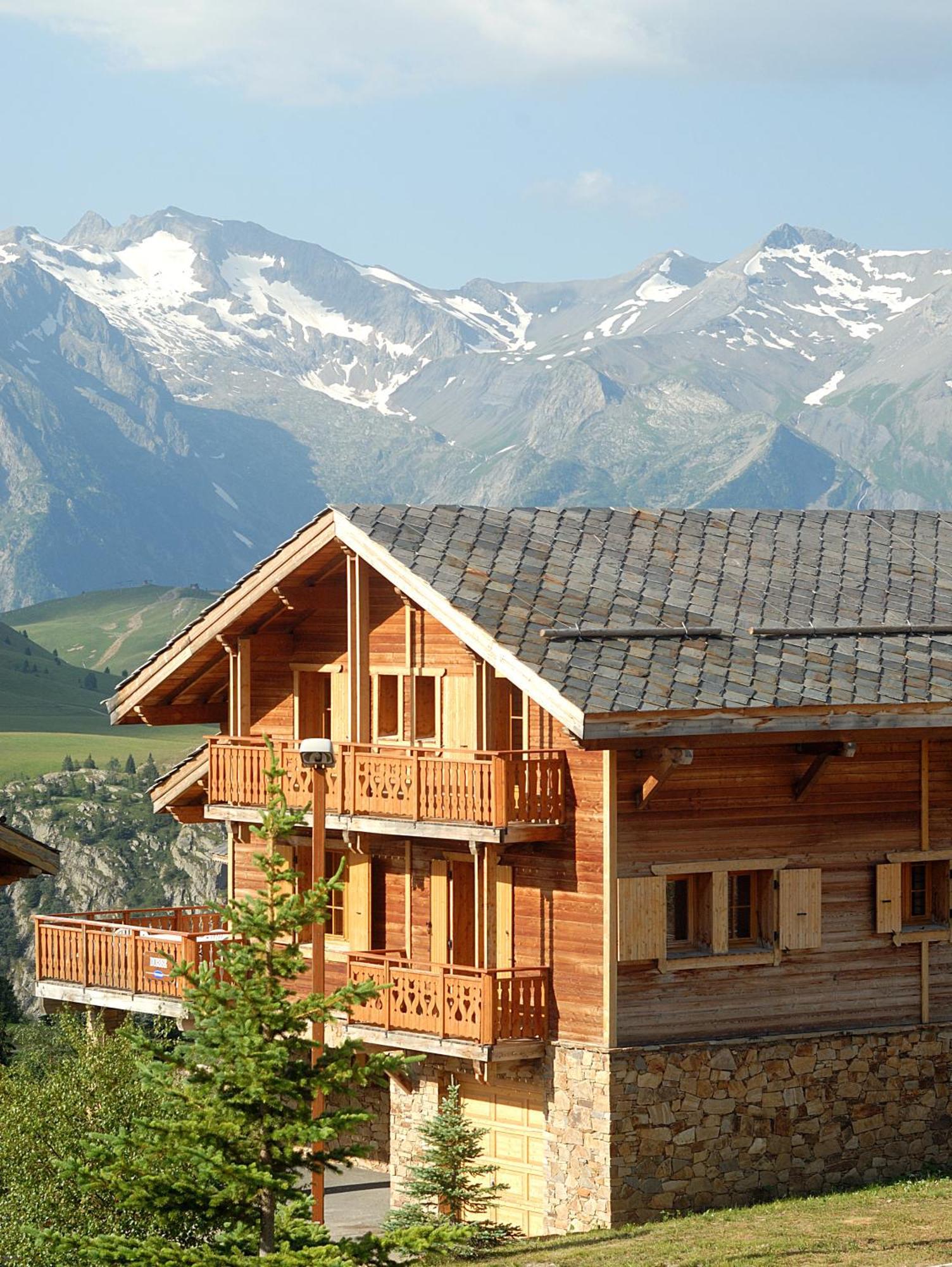 Madame Vacances Les Chalets De L'Altiport Alpe d'Huez Exteriör bild