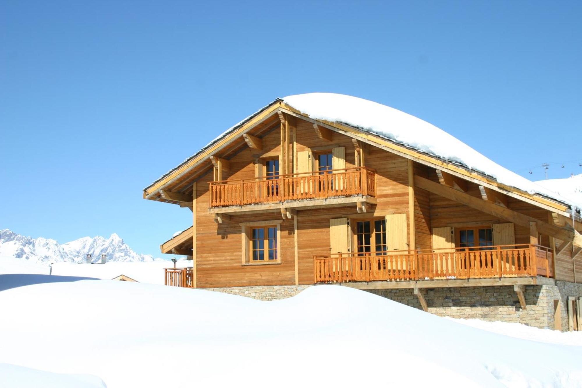 Madame Vacances Les Chalets De L'Altiport Alpe d'Huez Exteriör bild